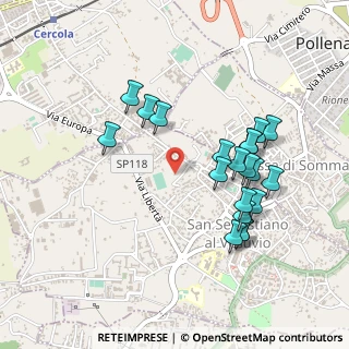 Mappa Via Giovanni Cozzolino, 80040 San Sebastiano Al Vesuvio NA, Italia (0.495)
