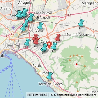 Mappa Via Giovanni Cozzolino, 80040 San Sebastiano Al Vesuvio NA, Italia (5.184)