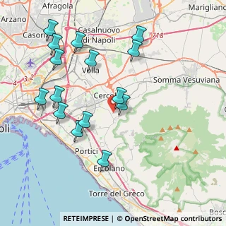 Mappa Via Giovanni Cozzolino, 80040 San Sebastiano Al Vesuvio NA, Italia (4.596)