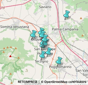 Mappa Via delle Azalee, 80044 Ottaviano NA, Italia (2.35455)
