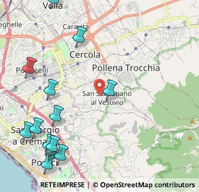 Mappa , 80040 San Sebastiano Al Vesuvio NA, Italia (3.03385)