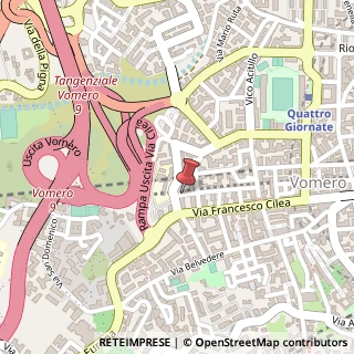 Mappa Via Rodolfo Falvo,  37, 80127 Napoli, Napoli (Campania)