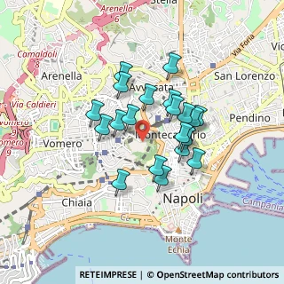 Mappa Largo S. Martino, 80129 Napoli NA, Italia (0.7275)