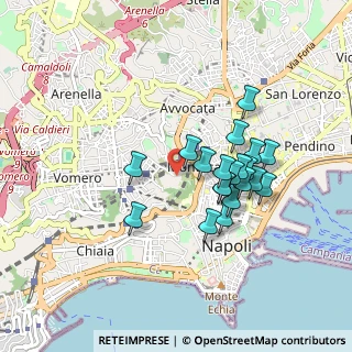 Mappa Largo S. Martino, 80129 Napoli NA, Italia (0.813)