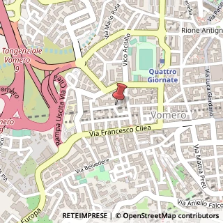 Mappa Via Alessandro Longo, 25, 80127 Napoli, Napoli (Campania)