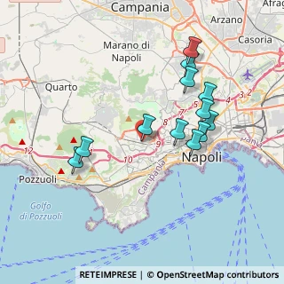 Mappa Via Garzilli, 80126 Napoli NA, Italia (3.8225)