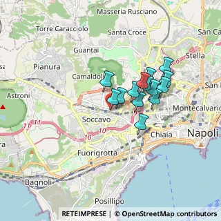 Mappa Via Nicolò Garzilli, 80126 Napoli NA, Italia (1.39071)