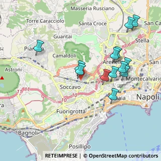 Mappa Via Nicolò Garzilli, 80126 Napoli NA, Italia (2.15385)
