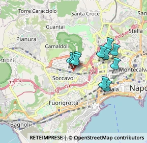 Mappa Via Nicolò Garzilli, 80126 Napoli NA, Italia (1.35091)