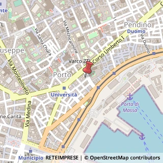 Mappa Via Porta di Massa, 12-18, 80133 Napoli, Napoli (Campania)