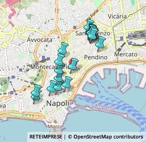Mappa Piazzetta di Porto, 80134 Napoli NA, Italia (0.862)