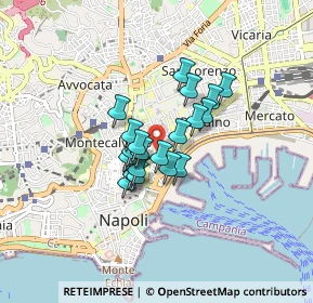 Mappa Piazzetta di Porto, 80134 Napoli NA, Italia (0.571)