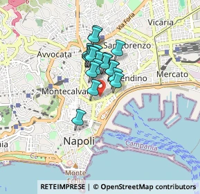 Mappa Piazzetta di Porto, 80134 Napoli NA, Italia (0.5725)