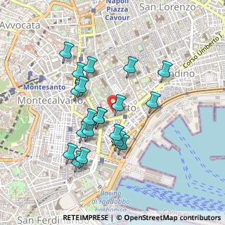 Mappa Piazzetta di Porto, 80134 Napoli NA, Italia (0.4415)