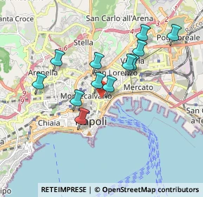 Mappa Piazzetta di Porto, 80134 Napoli NA, Italia (1.6975)