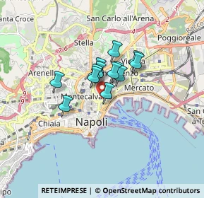 Mappa Piazzetta di Porto, 80134 Napoli NA, Italia (1.06538)