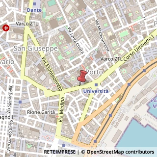 Mappa Via Cardinale Guglielmo Sanfelice, 33, 80134 Napoli, Napoli (Campania)