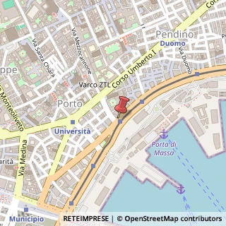 Mappa Via Nuova Marina,  6, 80133 Napoli, Napoli (Campania)