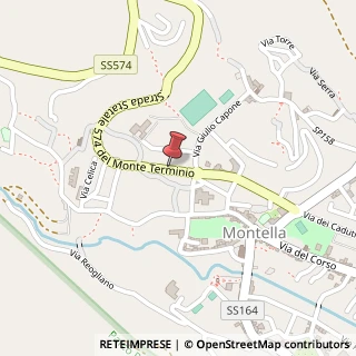 Mappa Via Verteglia, 58H, 83048 Montella, Avellino (Campania)