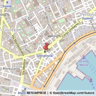 Mappa Piazza Giovanni Bovio,  14, 80133 Napoli, Napoli (Campania)