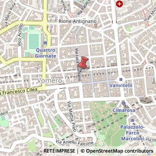 Mappa Via Luca Giordano, 108, 80129 Napoli, Napoli (Campania)