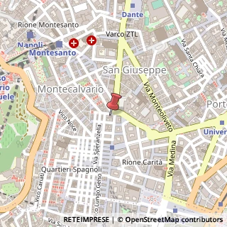 Mappa Via Giuseppe Simonelli, 3, 80134 Napoli, Napoli (Campania)