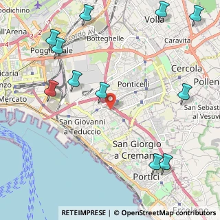 Mappa Via Gerardo Chiaromonte, 80147 Napoli NA, Italia (3.11182)