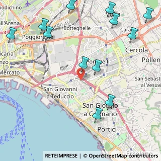 Mappa Via Gerardo Chiaromonte, 80147 Napoli NA, Italia (3.08917)