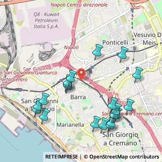 Mappa Via Gerardo Chiaromonte, 80147 Napoli NA, Italia (1.2835)