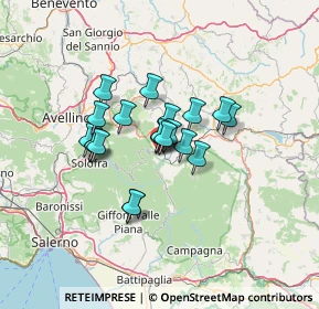 Mappa Via Don Minzoni, 83048 Montella AV, Italia (9.738)