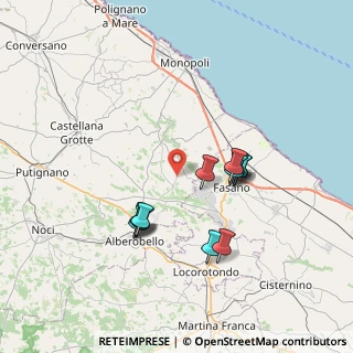 Mappa Contrade di Monopoli, 70043 Santa Lucia BA (6.9883333333333)