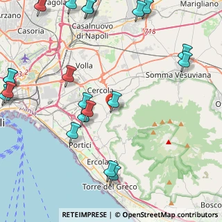 Mappa Via Roma, 80040 San Sebastiano Al Vesuvio NA, Italia (6.4085)
