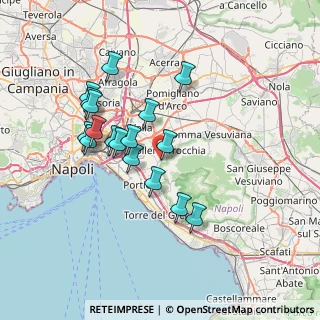Mappa Via Roma, 80040 San Sebastiano Al Vesuvio NA, Italia (7.00588)