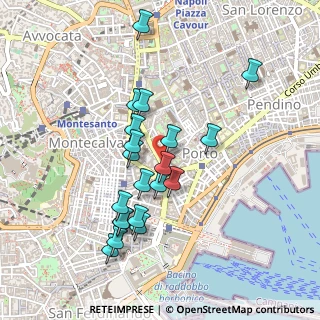 Mappa Via S. Maria la Nova, 80134 Napoli NA, Italia (0.4605)