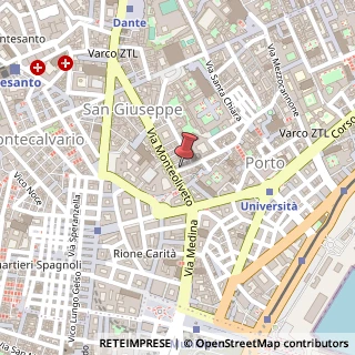 Mappa Via Donnalbina, 5, 80134 Napoli, Napoli (Campania)
