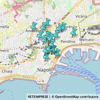 Mappa Via S. Maria la Nova, 80134 Napoli NA, Italia (0.5645)