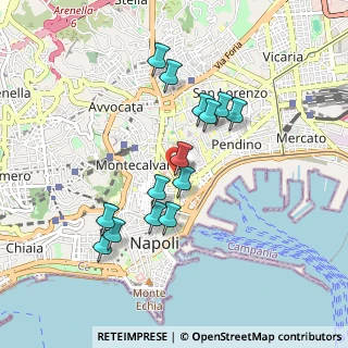 Mappa Via S. Maria la Nova, 80134 Napoli NA, Italia (0.88286)