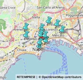 Mappa Via S. Maria la Nova, 80134 Napoli NA, Italia (1.08917)