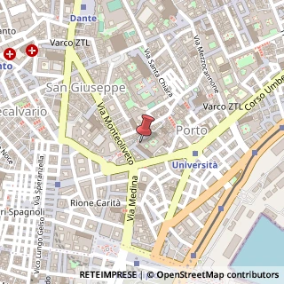 Mappa Via Santa Maria la Nova, 44, 80134 Napoli, Napoli (Campania)