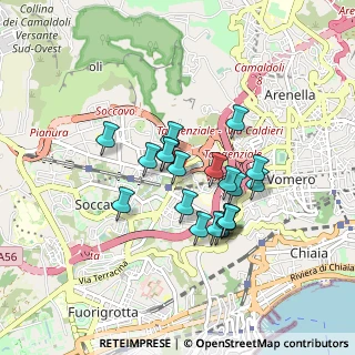 Mappa Strada Vicinale Fosso S. Stefano, 80126 Napoli NA, Italia (0.7285)