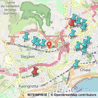 Mappa Via Giustiniano, 80125 Napoli NA, Italia (1.36353)