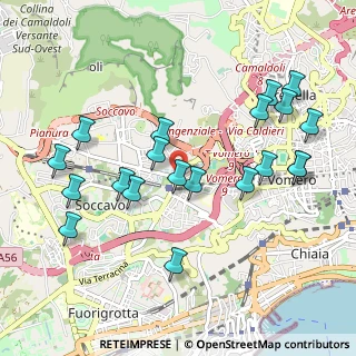 Mappa Via Giustiniano, 80125 Napoli NA, Italia (1.149)