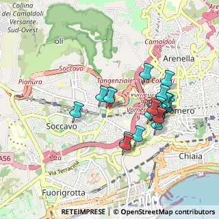 Mappa Strada Vicinale Fosso S. Stefano, 80126 Napoli NA, Italia (0.9175)