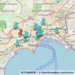 Mappa Pendino Santa Barbara, 80134 Napoli NA, Italia (1.37923)