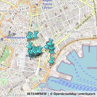 Mappa Pendino Santa Barbara, 80134 Napoli NA, Italia (0.3655)