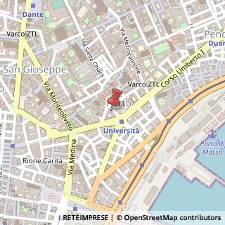 Mappa Via San Aspreno, 13, 80134 Napoli, Napoli (Campania)