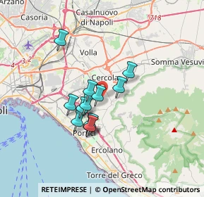 Mappa Via degli Artigiani, 80040 San Sebastiano al Vesuvio NA, Italia (2.70917)