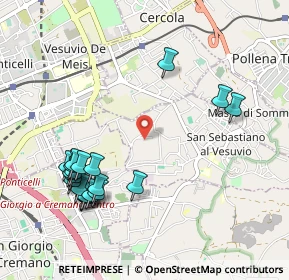 Mappa Via degli Artigiani, 80040 San Sebastiano al Vesuvio NA, Italia (1.238)