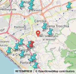 Mappa Via degli Artigiani, 80040 San Sebastiano al Vesuvio NA, Italia (2.756)