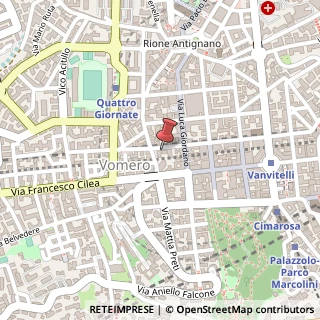 Mappa Via Solimena, 165, 80129 Napoli, Napoli (Campania)